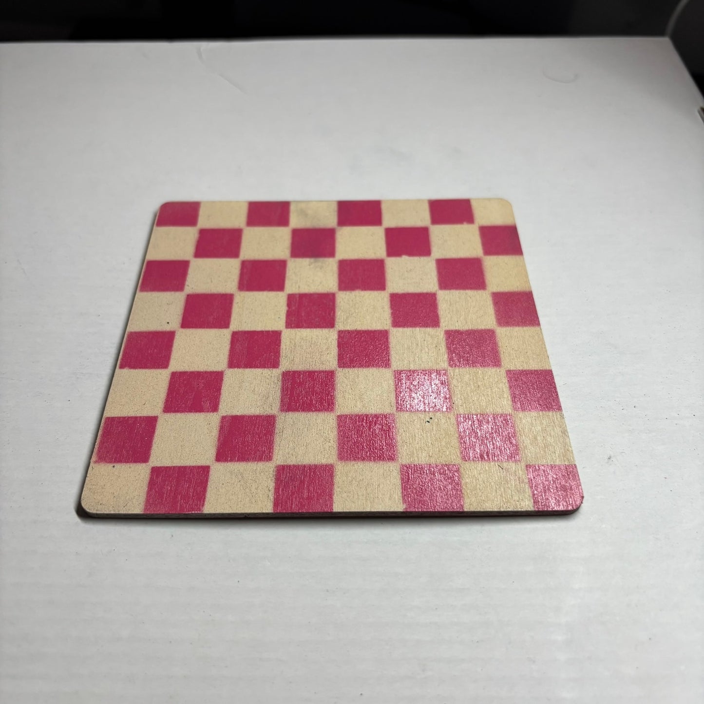 Cream Red - Mini Chess Set