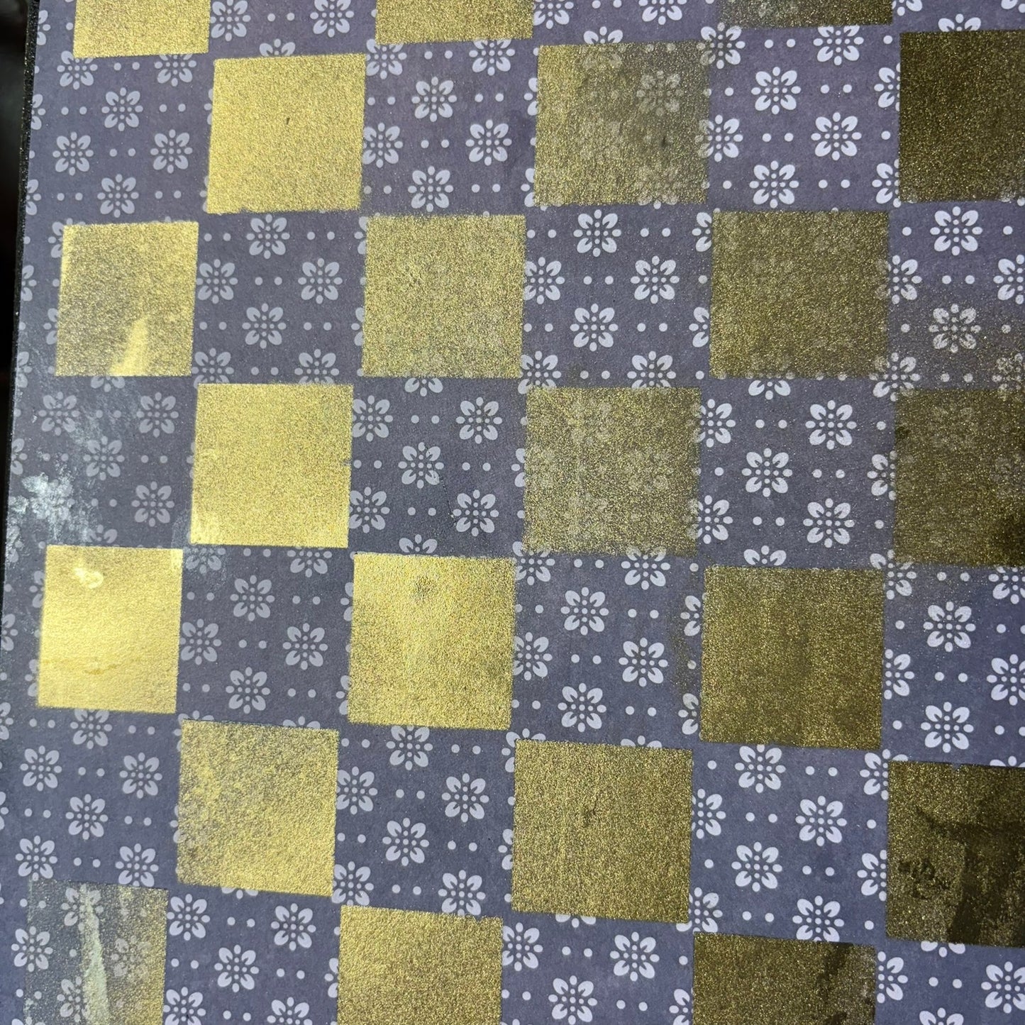 Golden Hue - Scrapbook Chess Board
