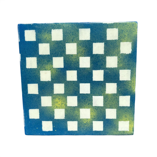 Lush Blue - Resin Coated Chess Board