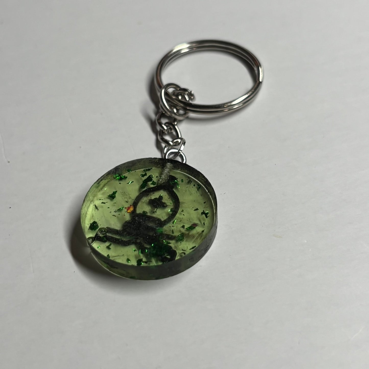 Translucent Royalty - Handmade Resin Keychain - Flat Edition
