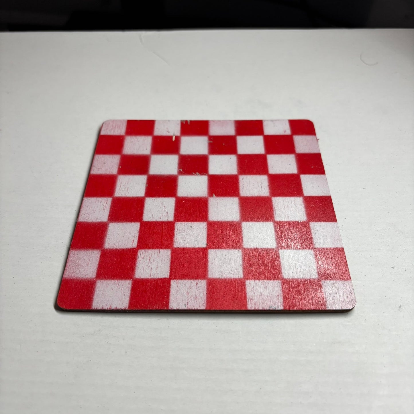 Cherry Red White - Mini Chess Set