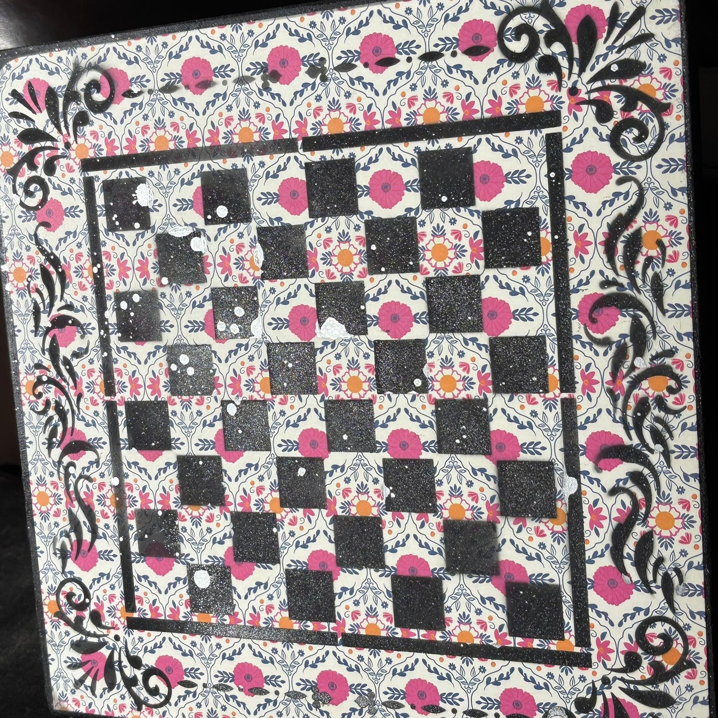 Vintage Royal - Scrapbook Chess Board