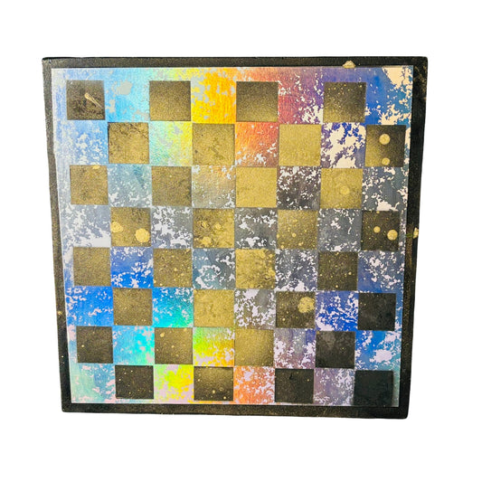 Golden Shine - Scrapbook Chess Board