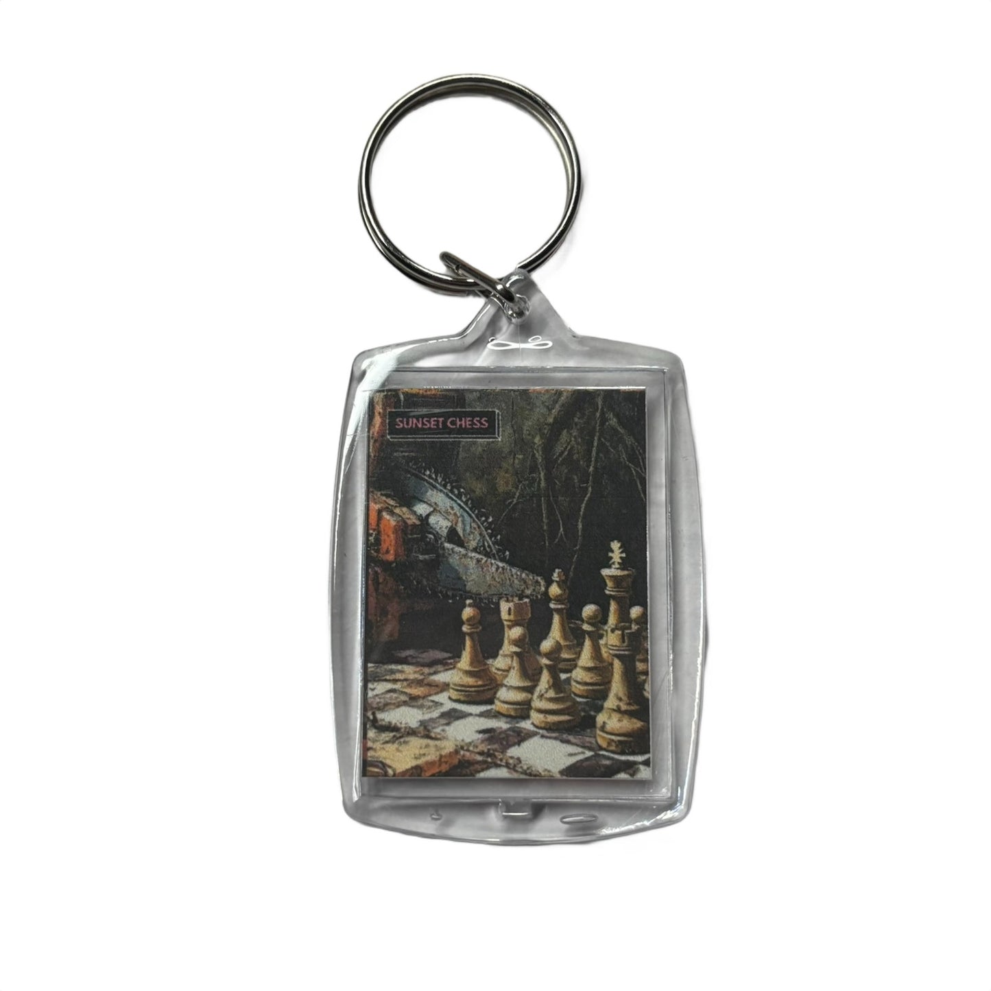 Chainsaw - Chess  Photo Keychain