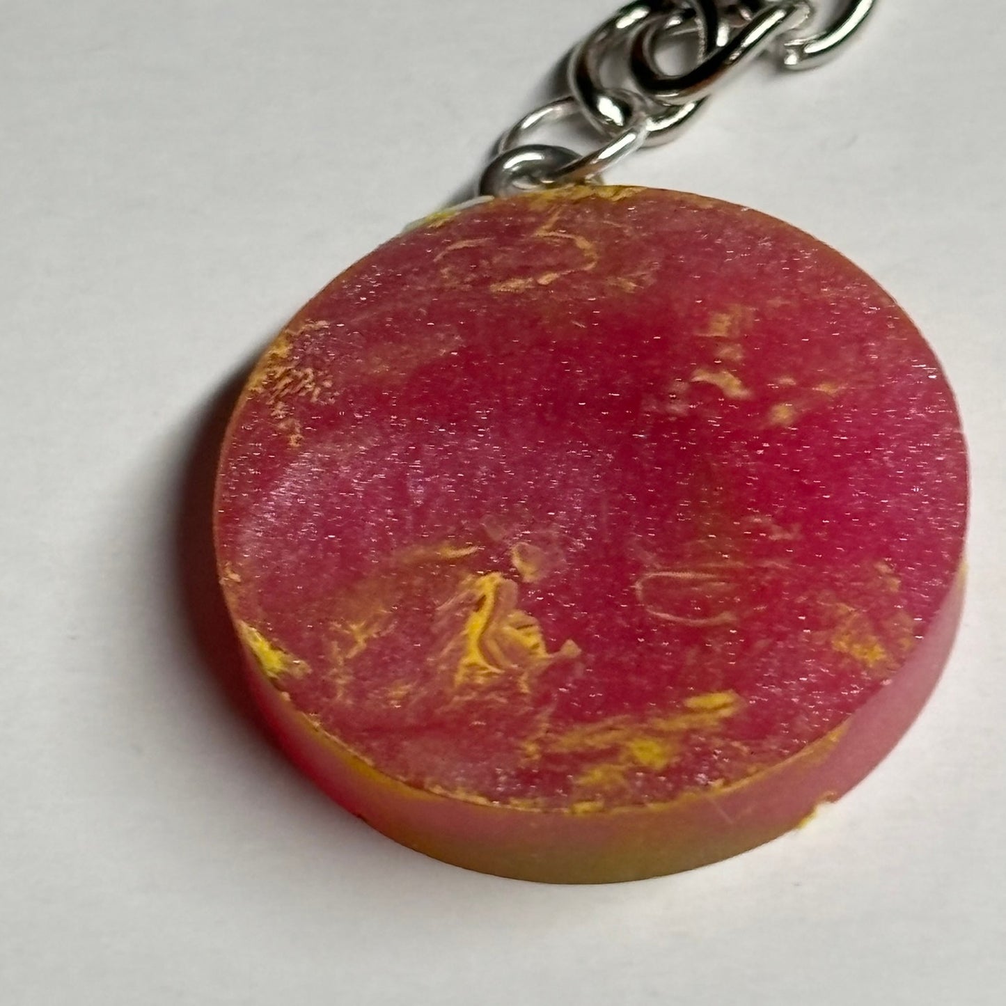 Army Pink Rook - Handmade Resin Keychain