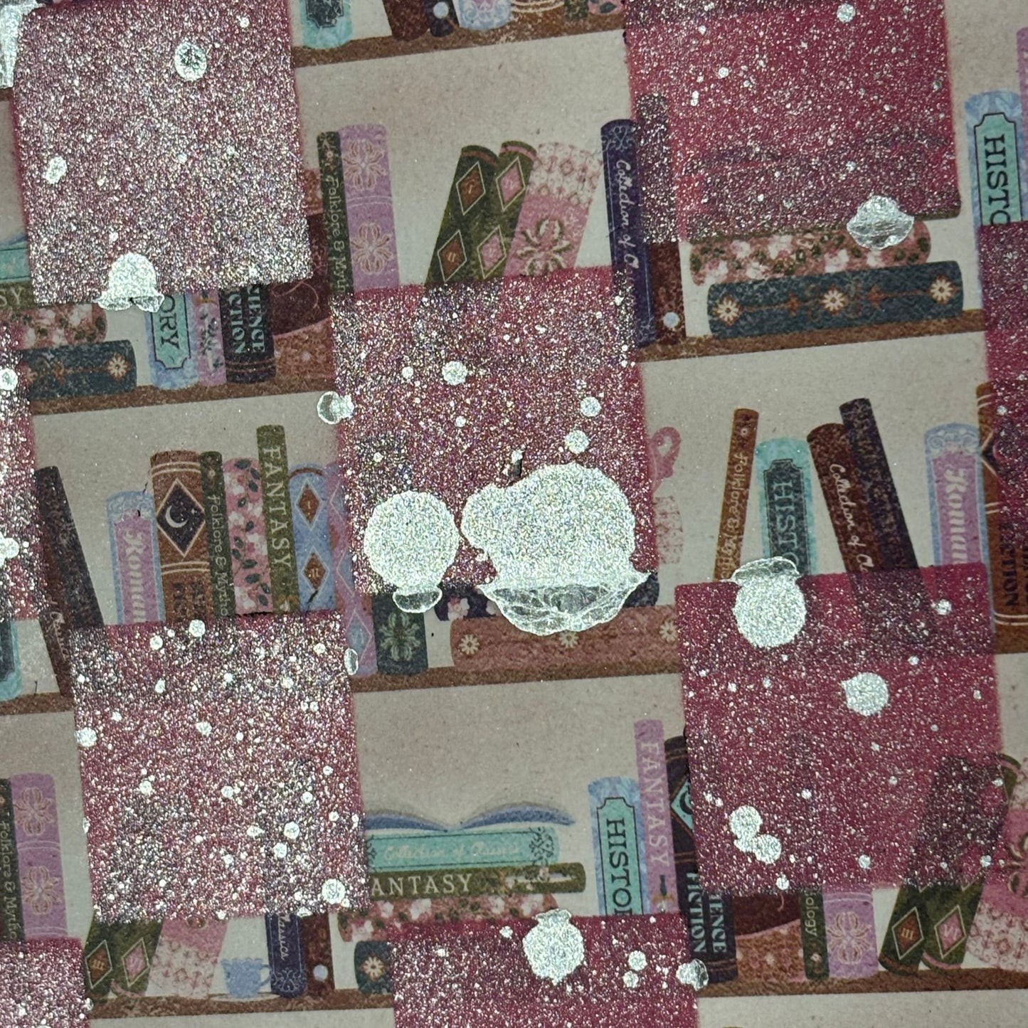 Pink Library - Scrapbook Chess Board