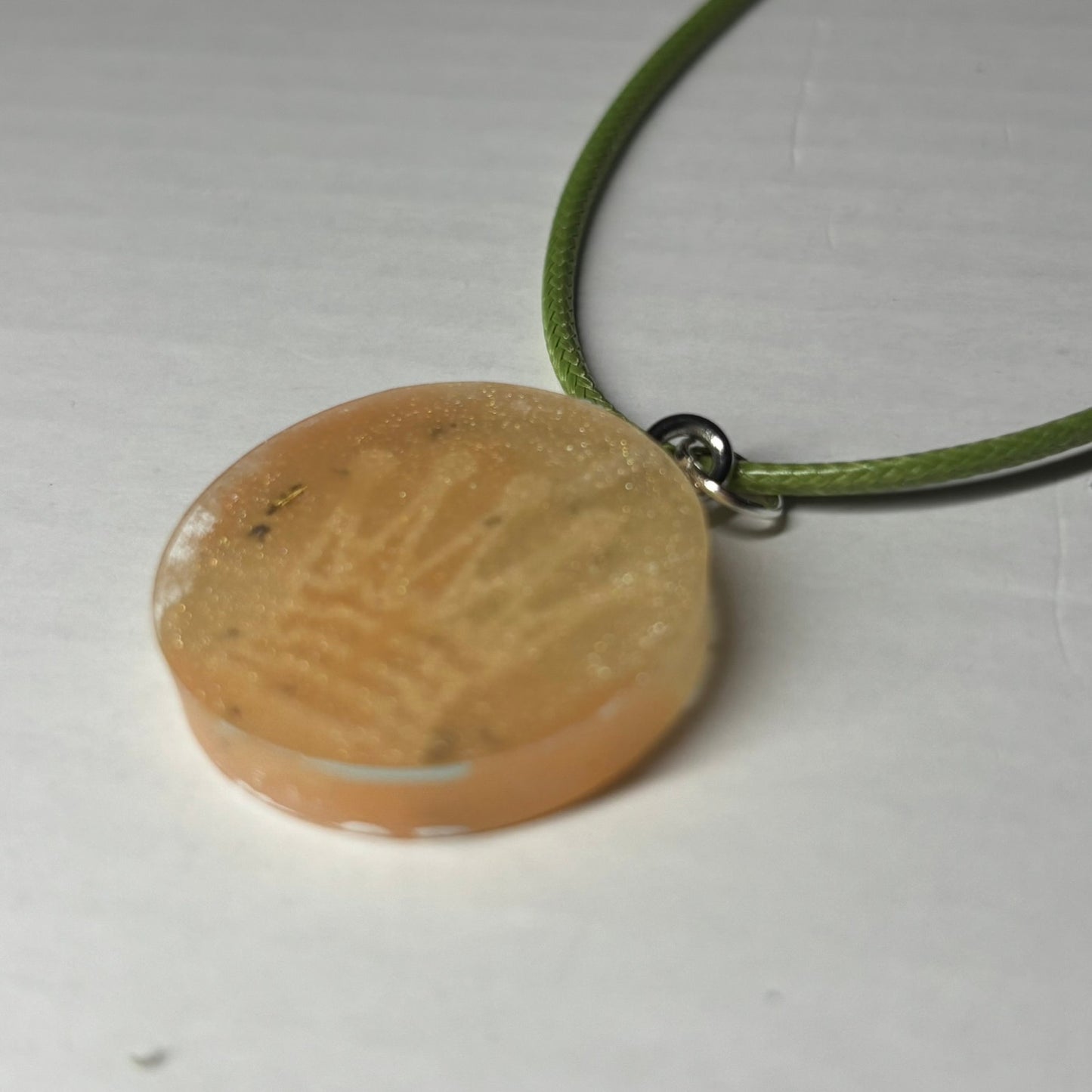 Sunny Yellow - Handmade Resin Chess Necklace