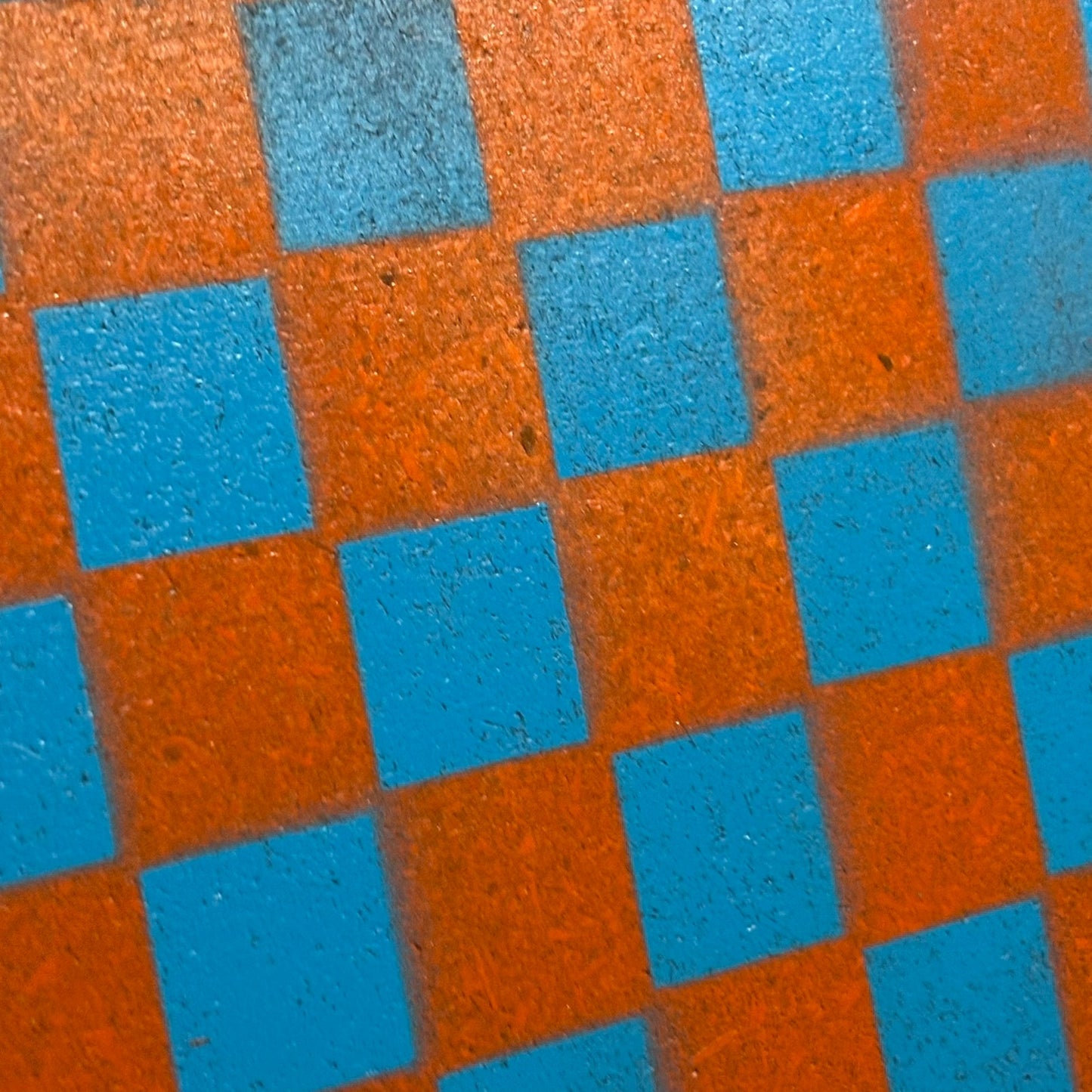 Miami Orange - Painted Double Sided Chess Board