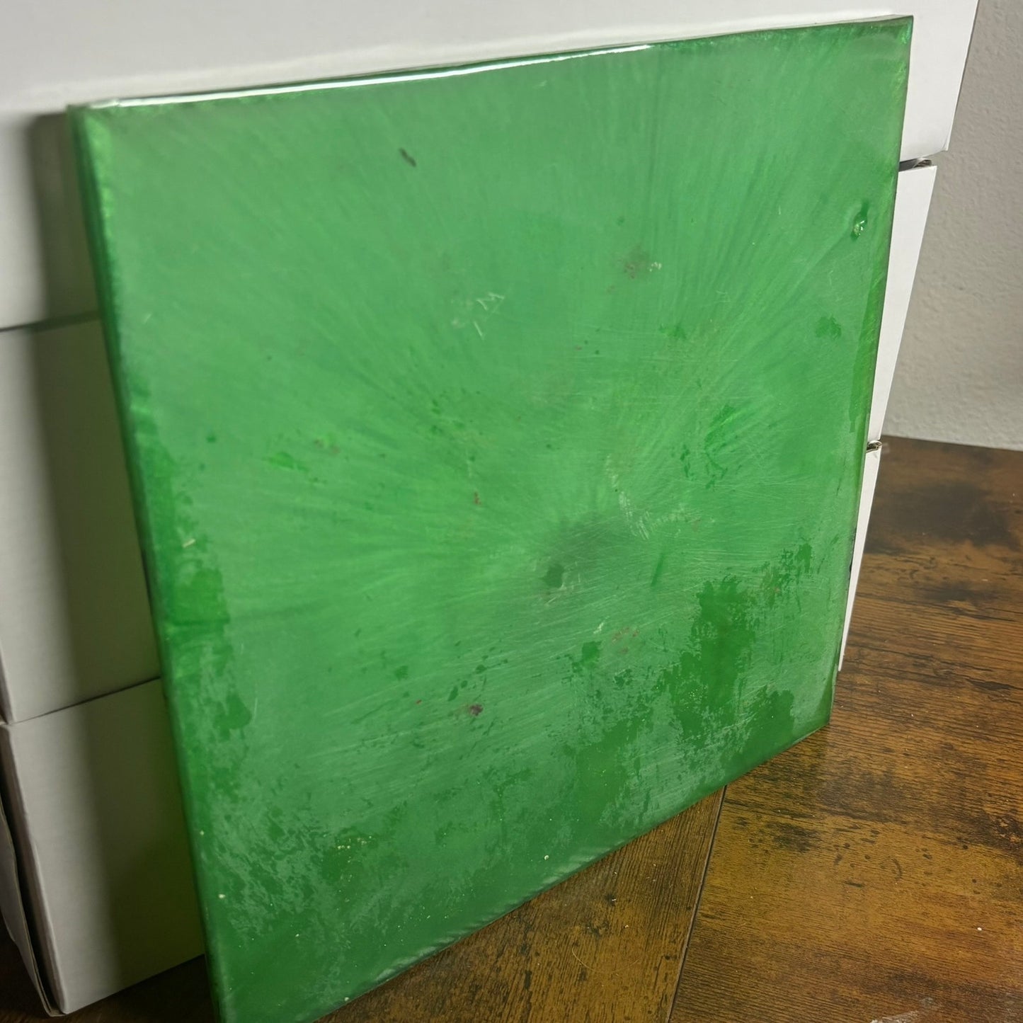 Solid Green - Resin Chess Board