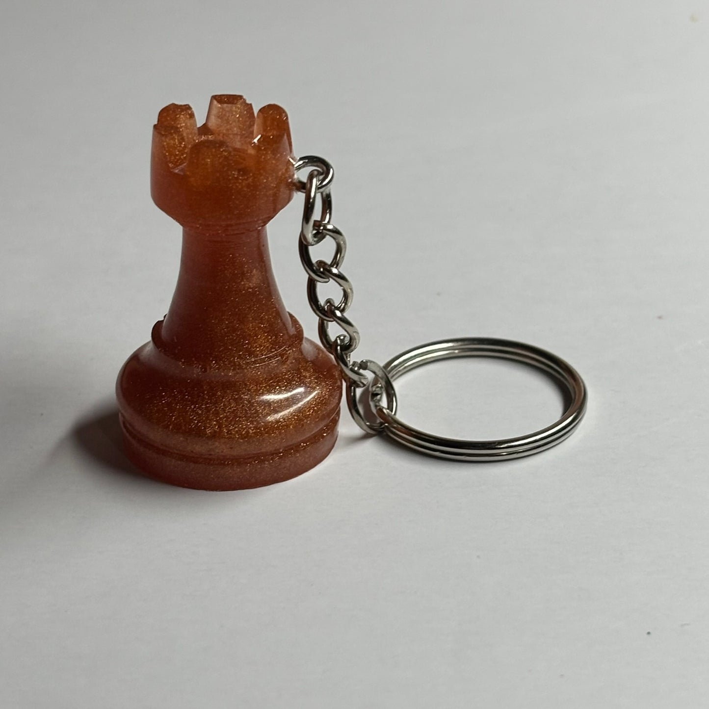 The Orange Rook - Handmade Resin Keychain