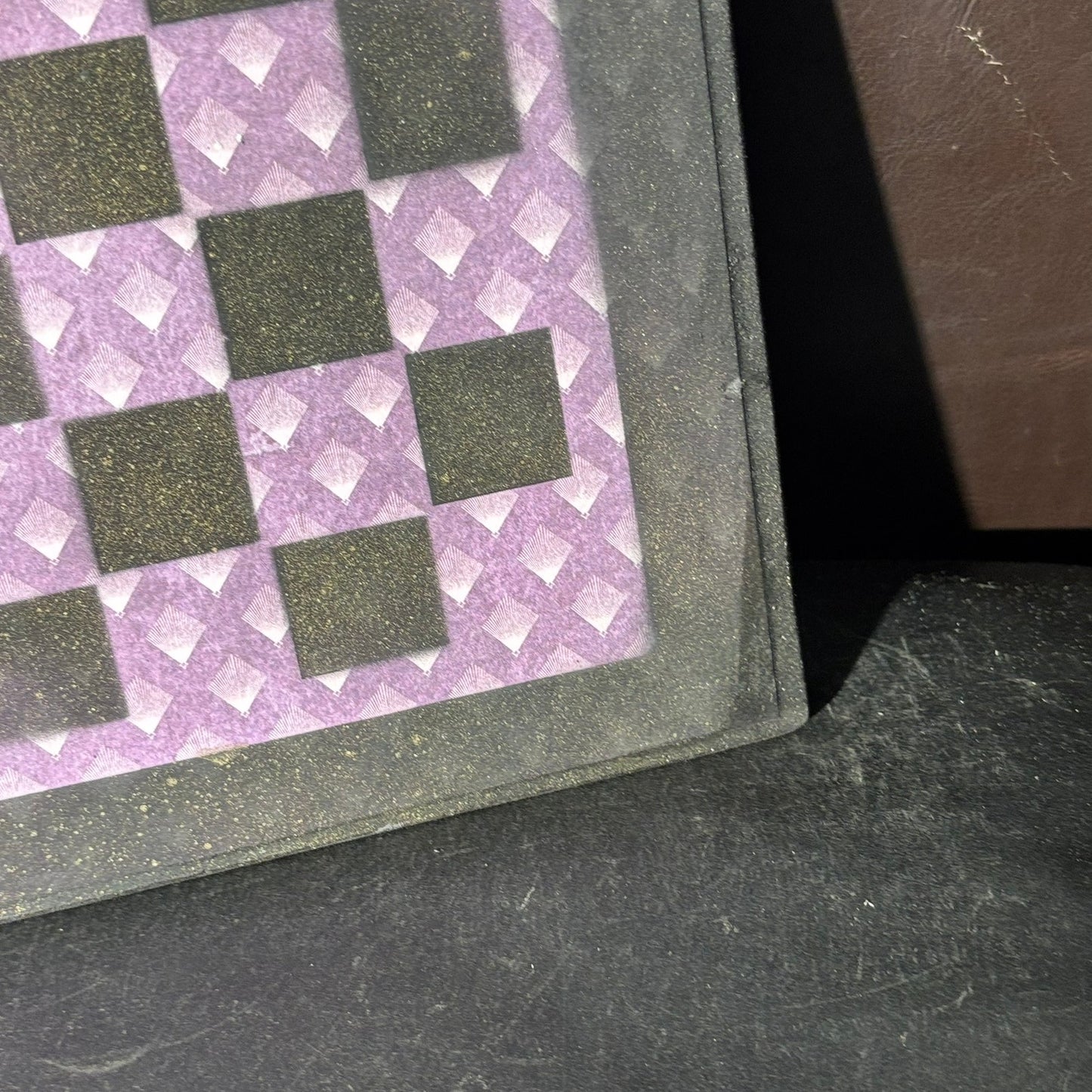 Vintage Purple - Scrapbook Chess Board