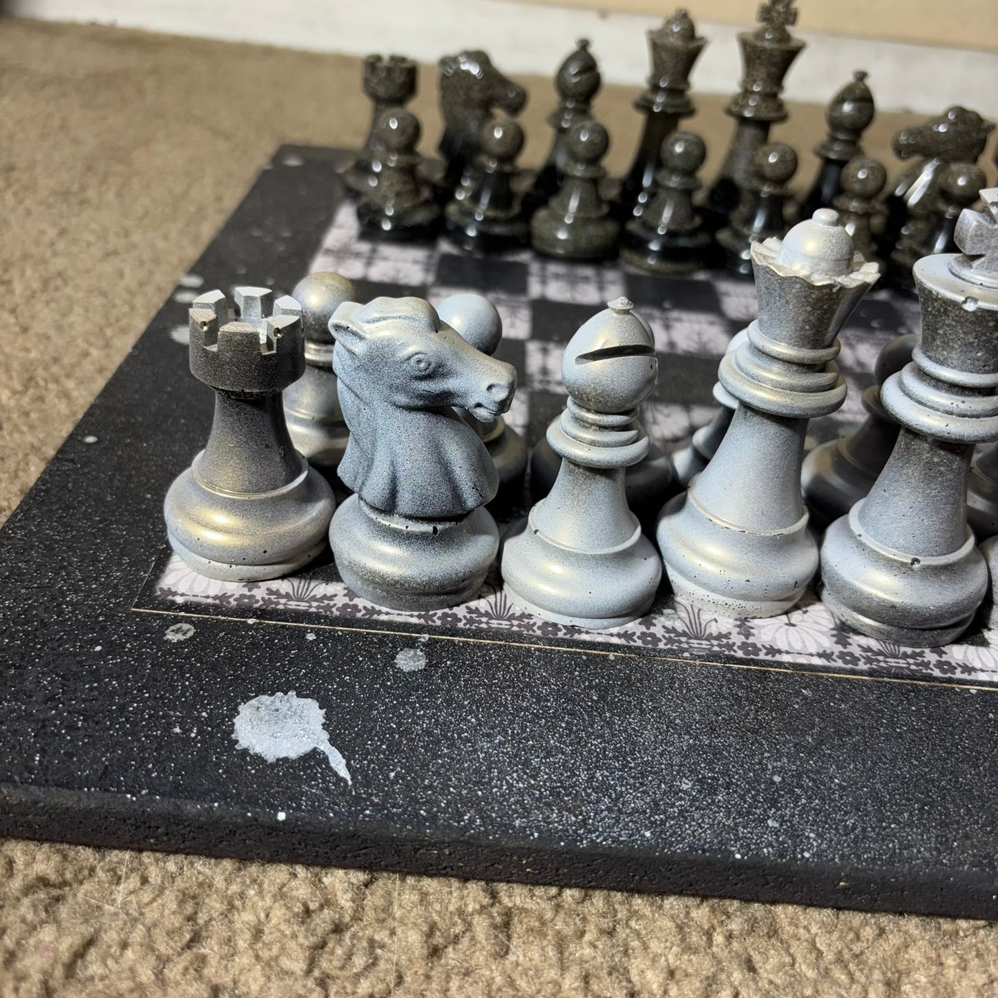 Golden Hue - Large Deluxe Chess Set
