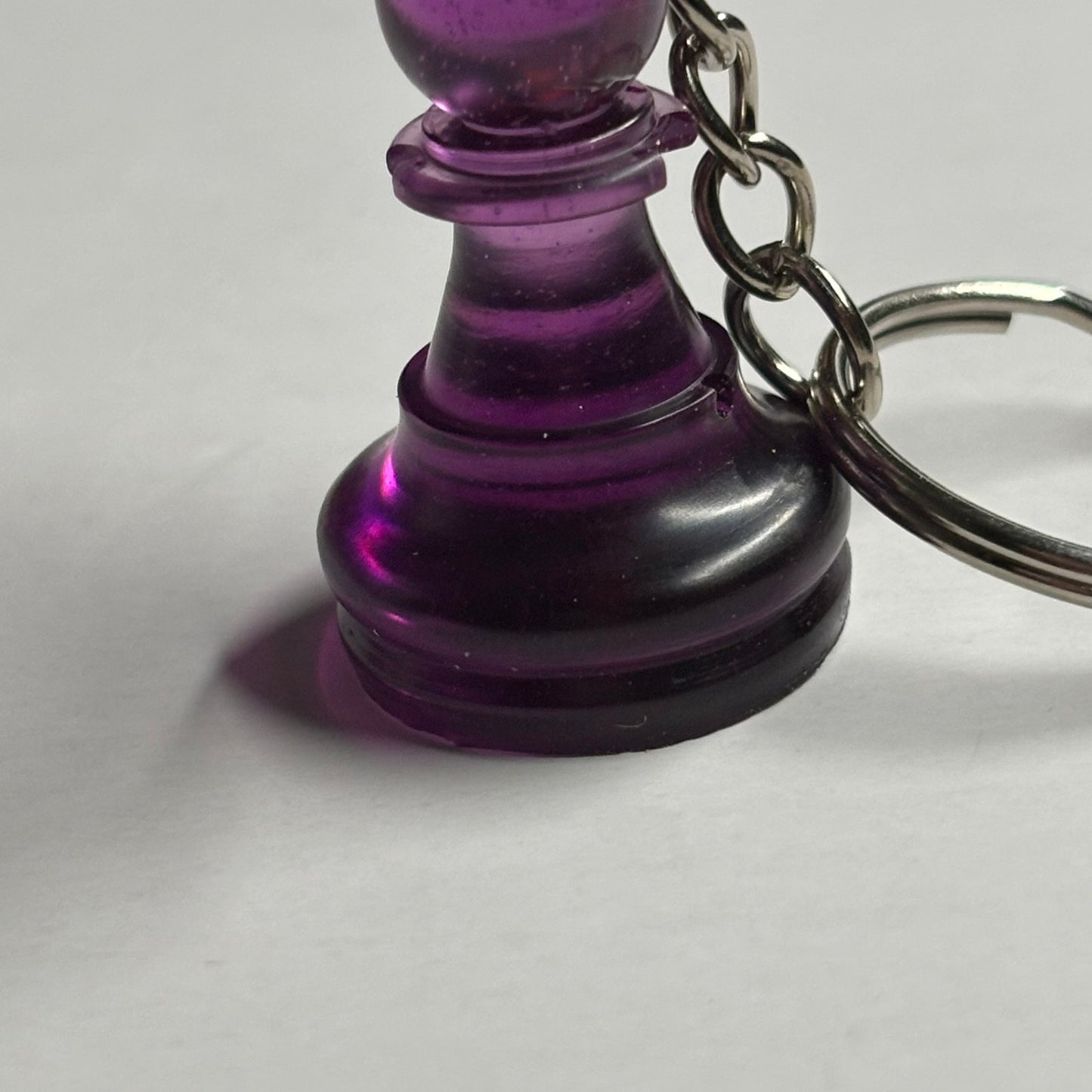 Purple Pawn - Handmade Resin Keychain