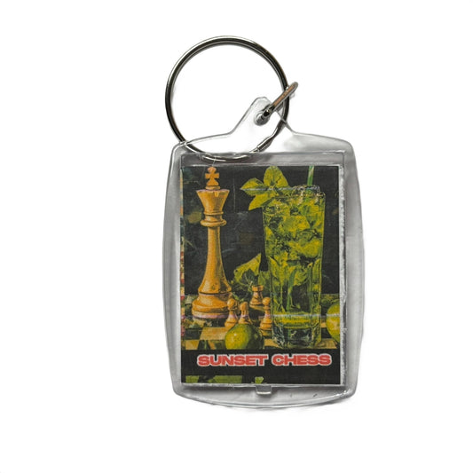Green Juice - Chess  Photo Keychain