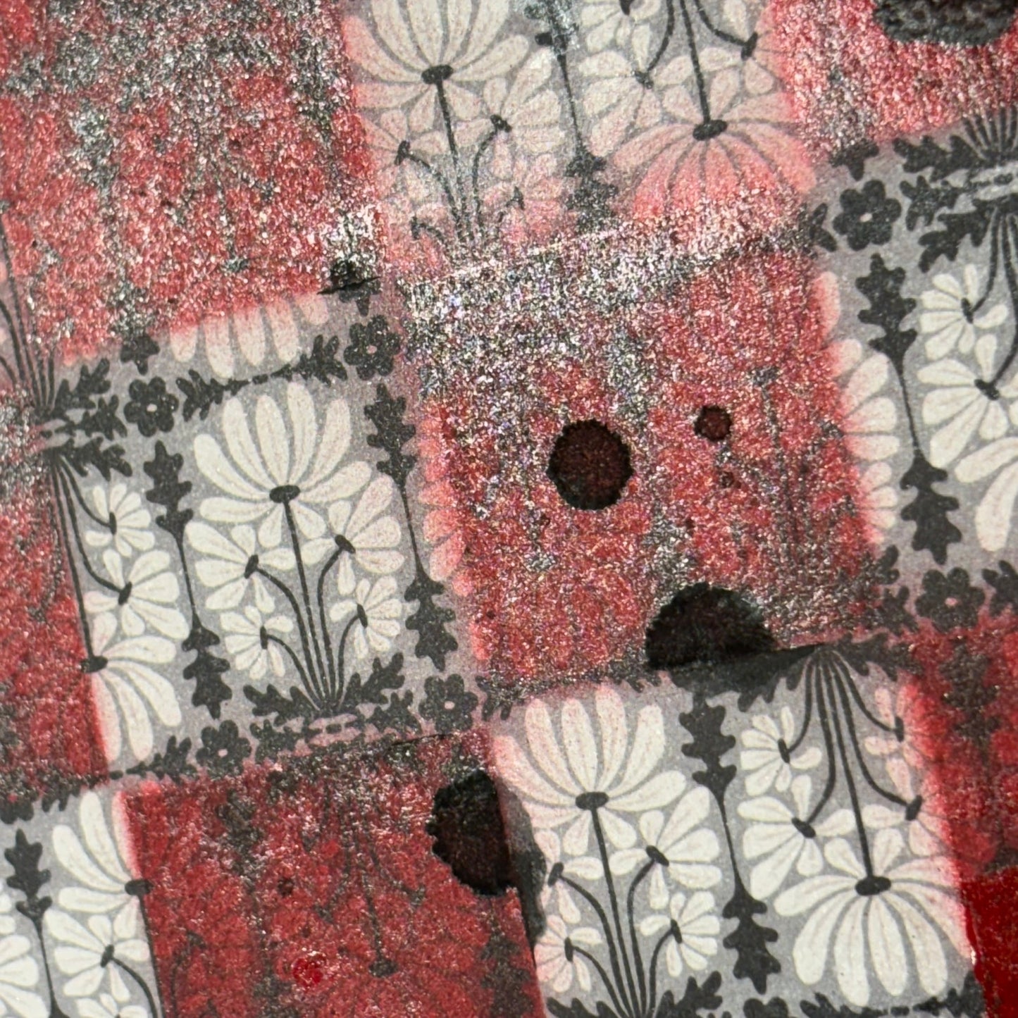 Gothic Red - Scrapbook Chess Board