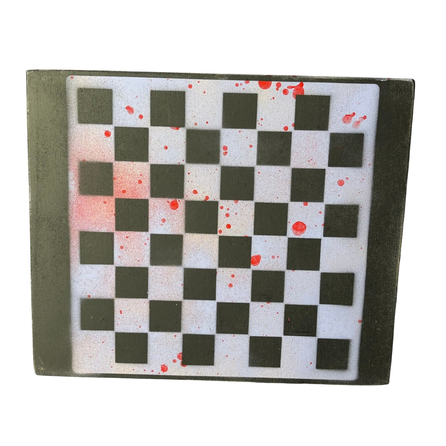 Light Purple Splatter - Painted Chess Board