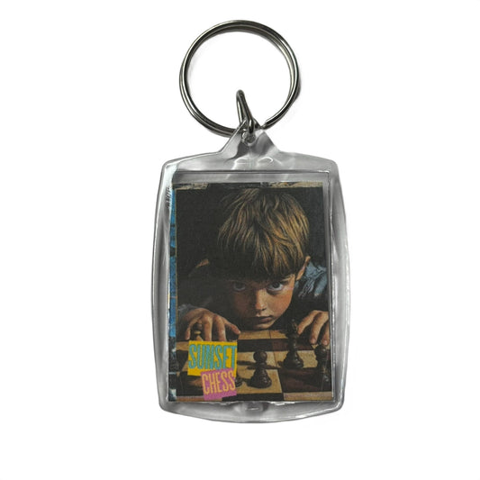 Little Boy - Chess  Photo Keychain