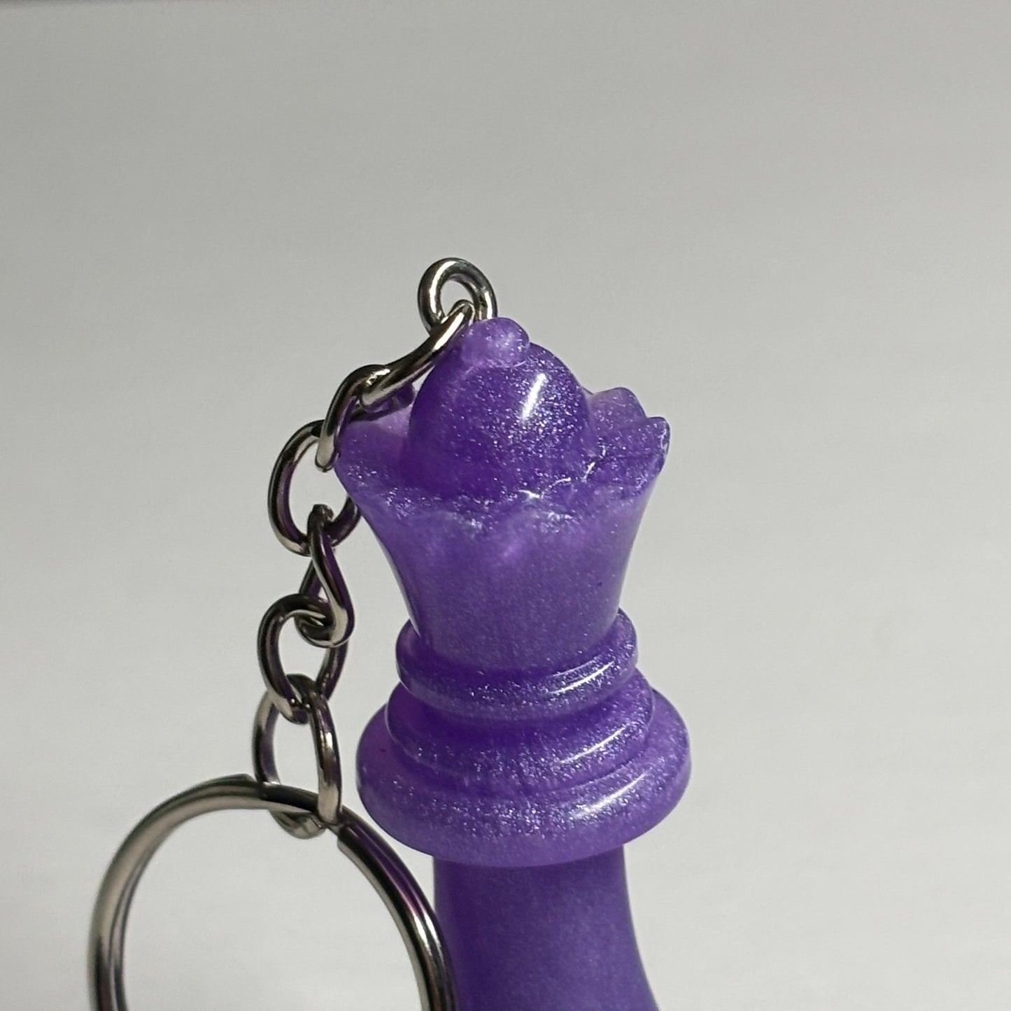 Purple Queen - Handmade Resin Keychain