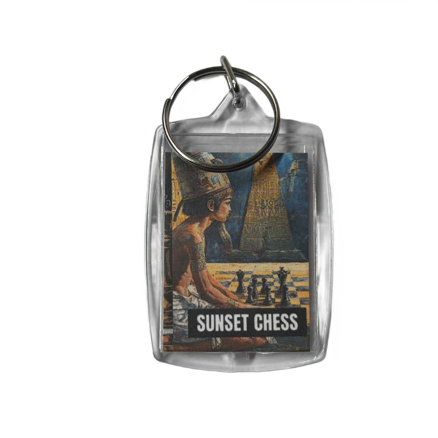 Young Egyptian - Chess  Photo Keychain