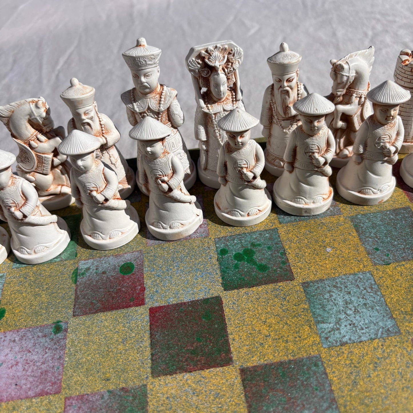 Colorful Sunshine Yellow - Chinese Edition Chess Set