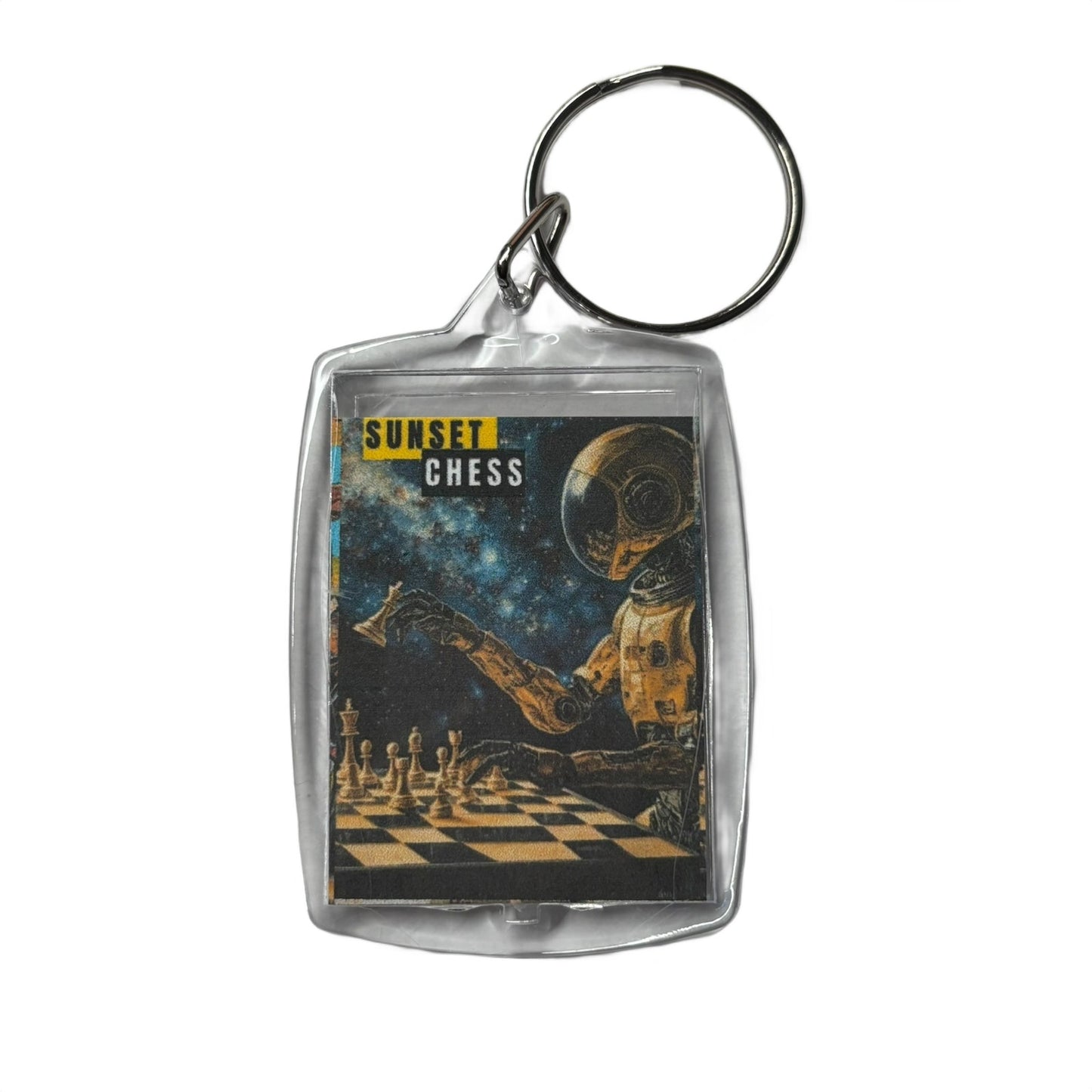 Space Touch - Chess  Photo Keychain