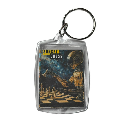 Space Touch - Chess  Photo Keychain