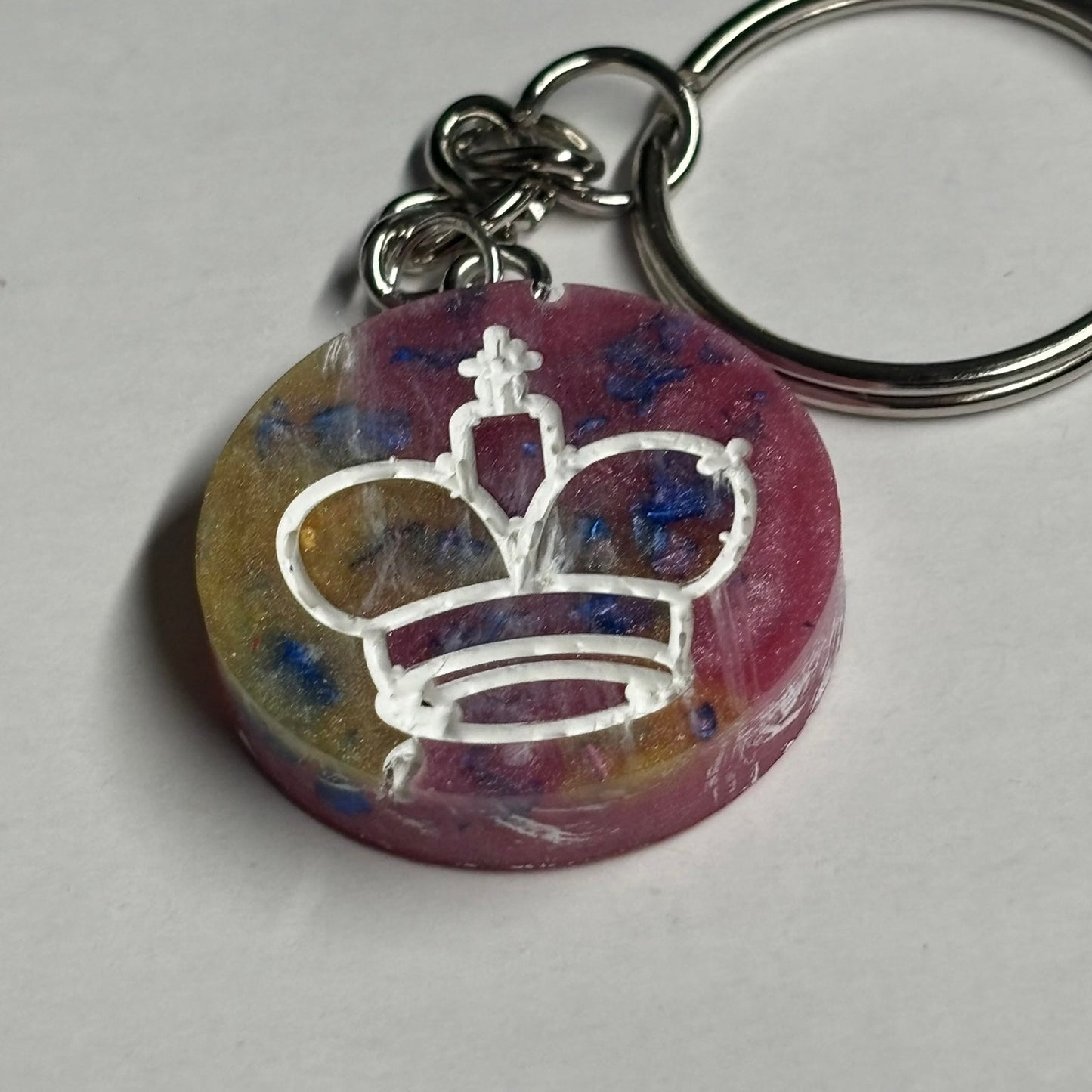 Colorful King - Handmade Resin Keychain