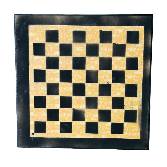 Splendid Yellow - Scrapbook Chess Board
