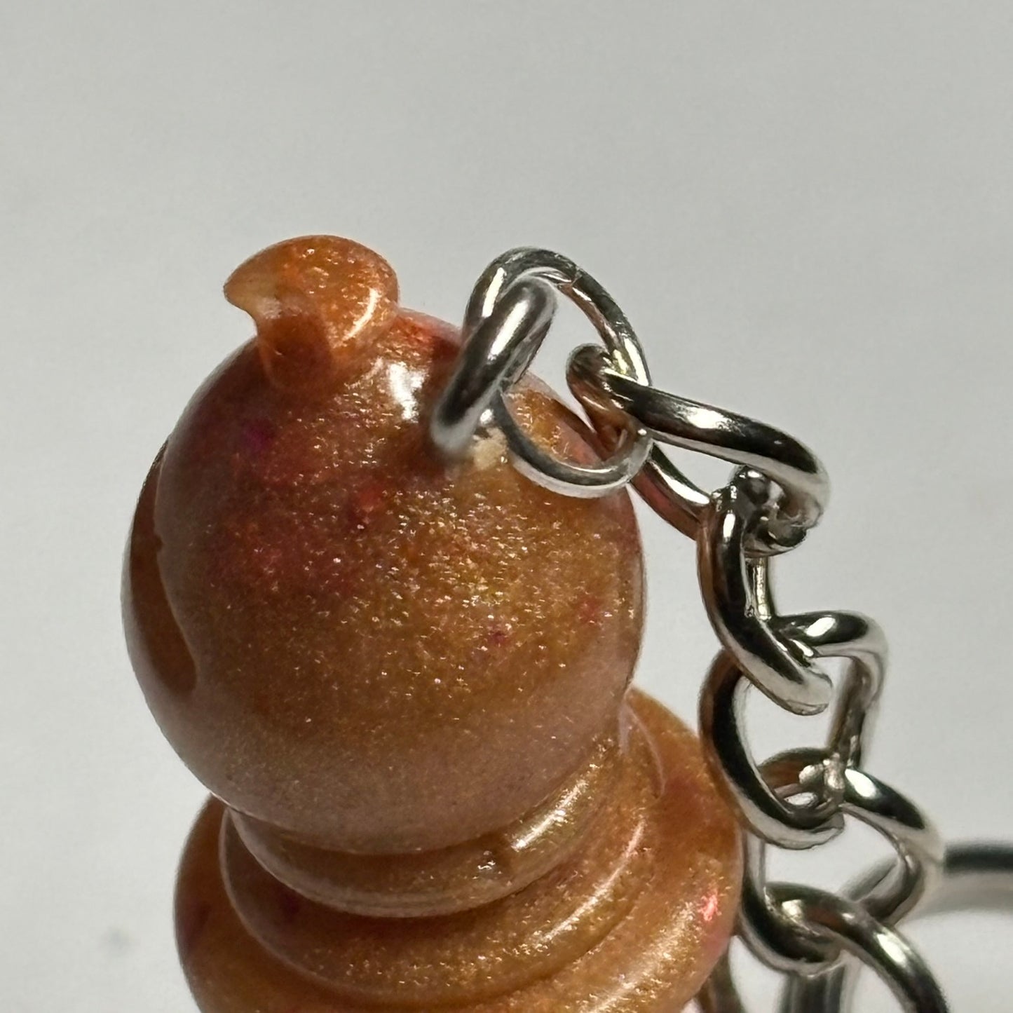 Orang/Brown Bishop - Handmade Resin Keychain