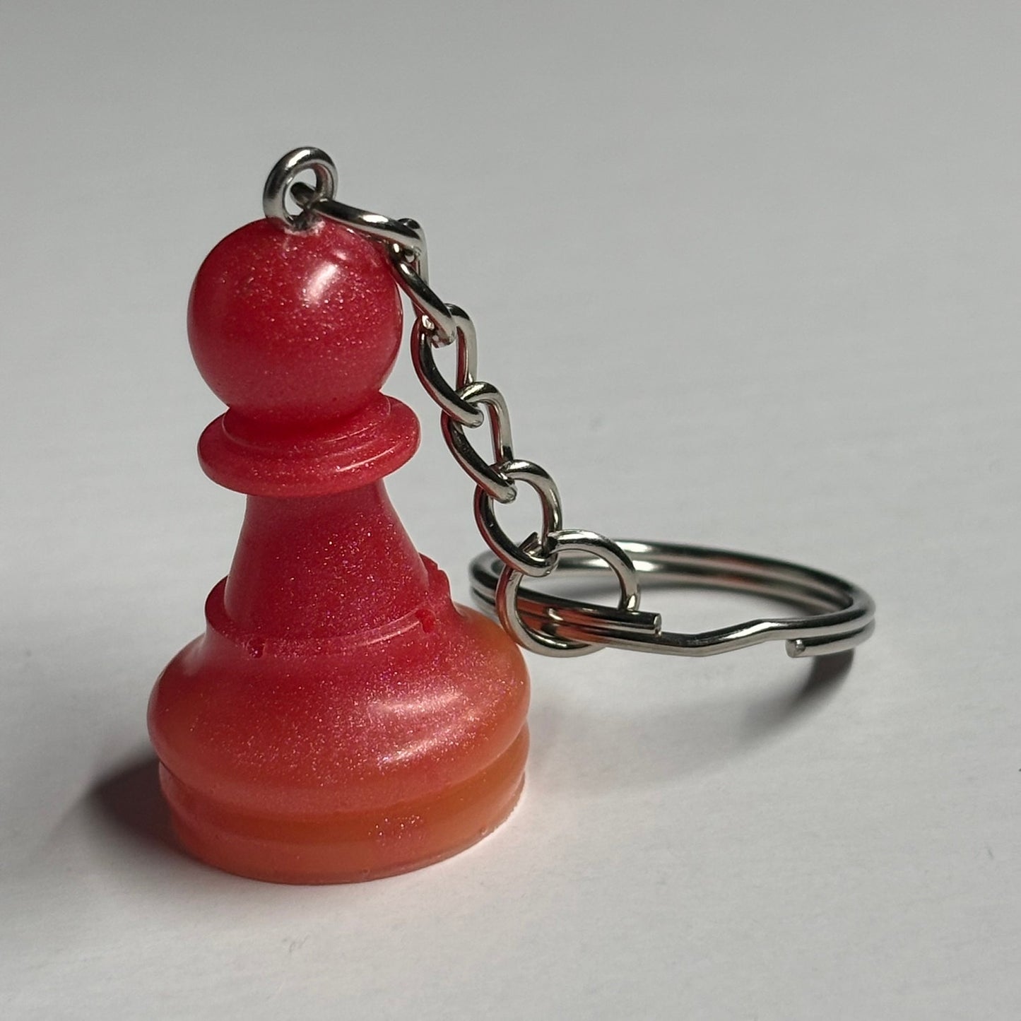 Red Pawn - Handmade Resin Keychain