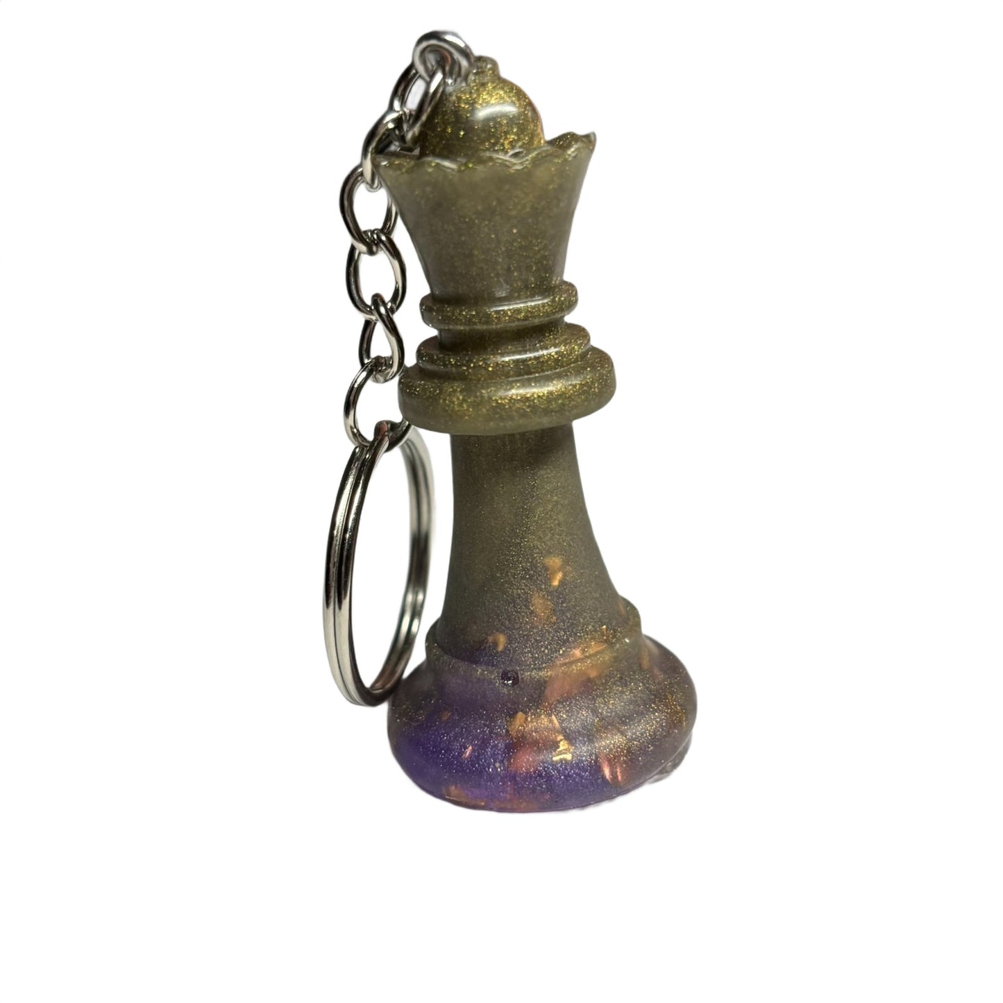 Army Green Queen - Handmade Resin Keychain