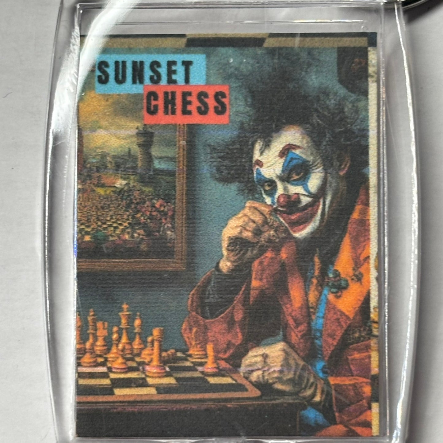 Joker - Chess  Photo Keychain