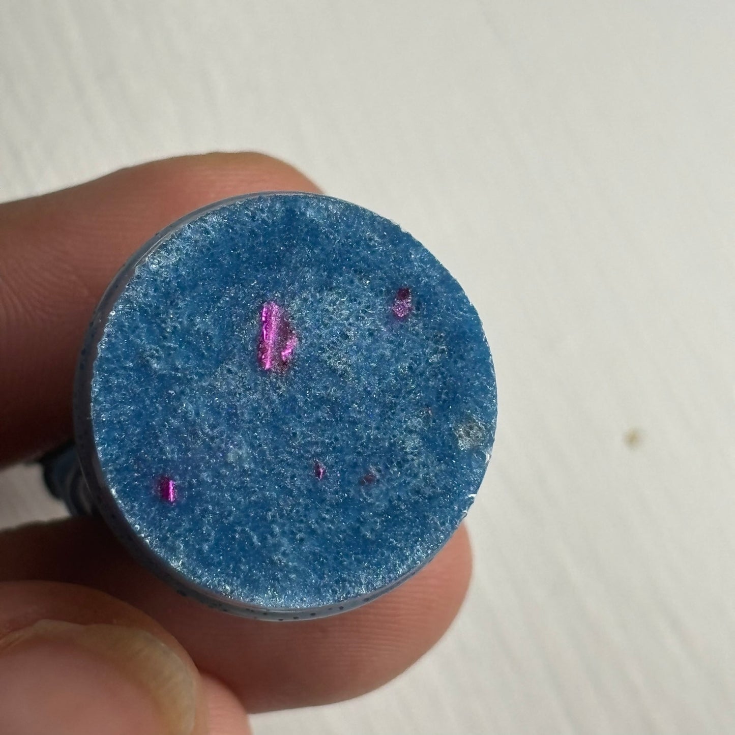 Smooth Blue Knight - Handmade Resin Chess Necklace