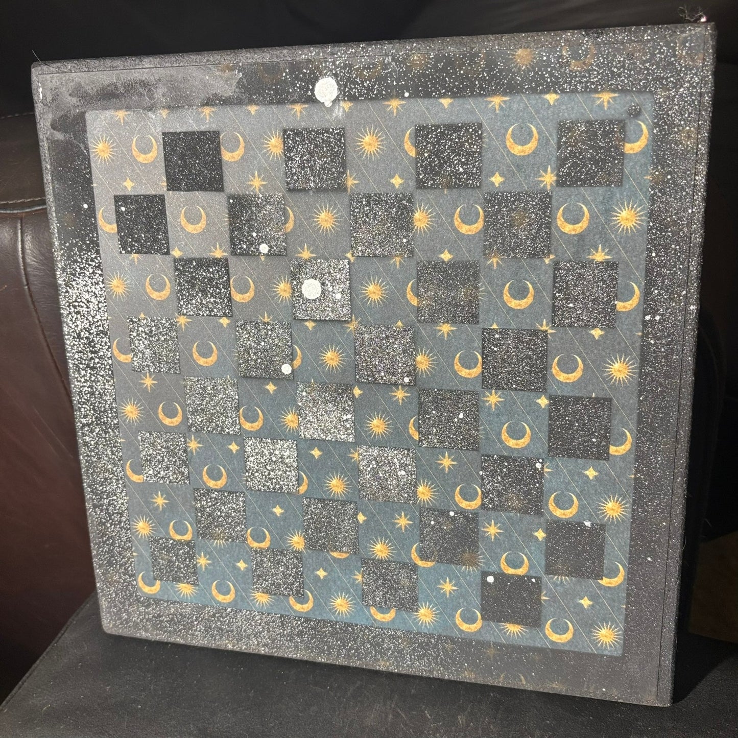 Starry Night - Scrapbook Chess Board