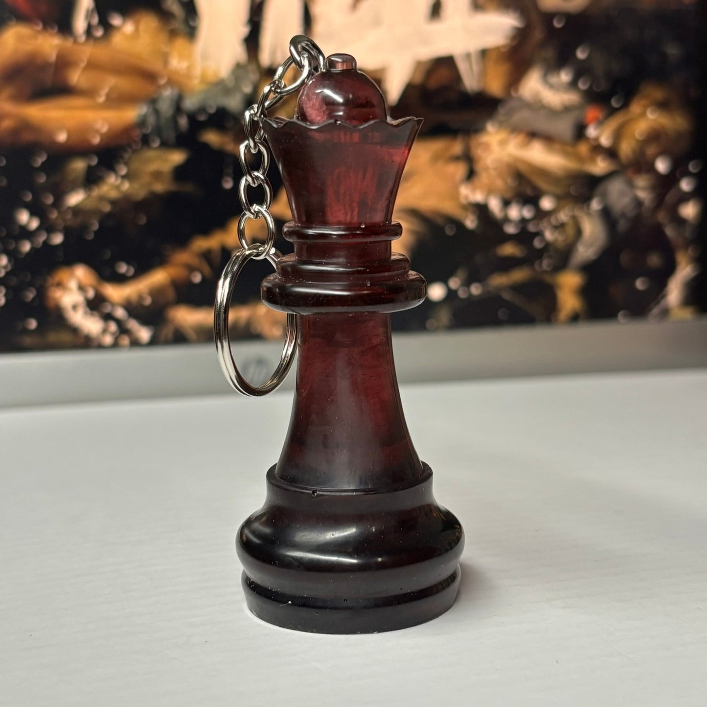 Widows Queen - Handmade Resin Keychain - Large Edition