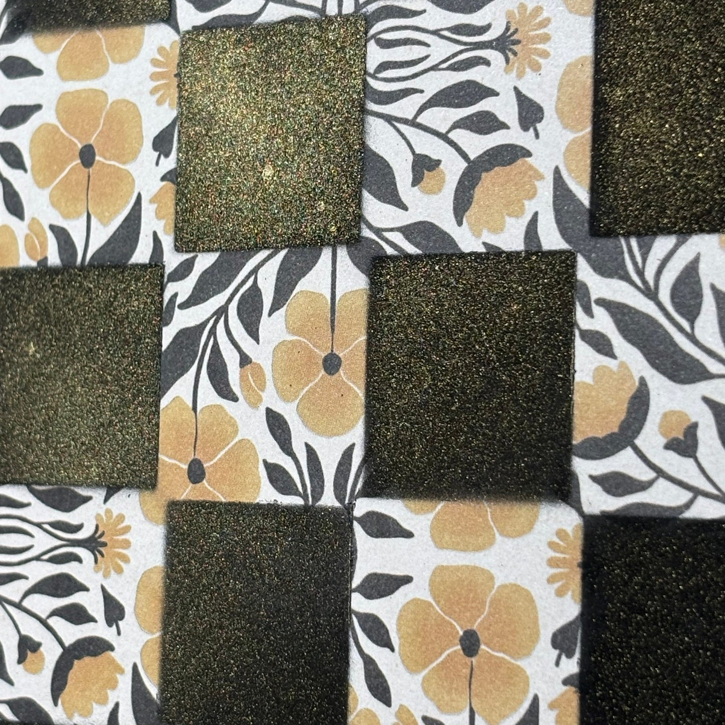 Golden Yellow - Scrapbook Chess Board