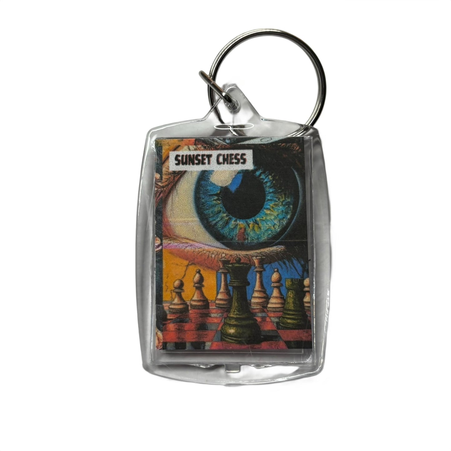 Blue Eye - Chess  Photo Keychain