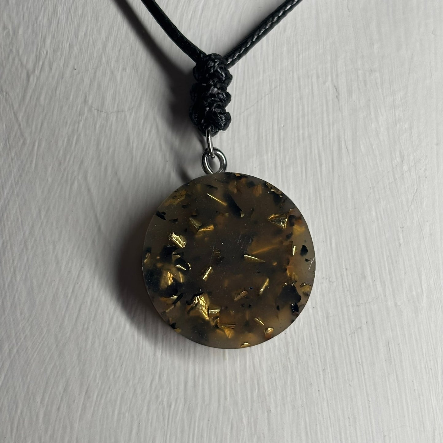 Dark Luxury Knight - Handmade Resin Chess Necklace