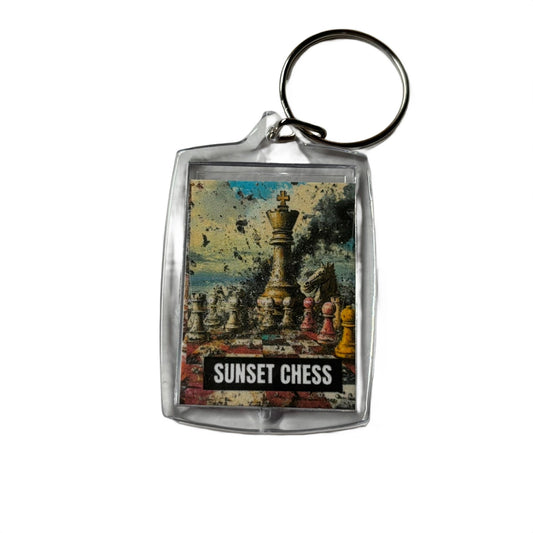 Kings Explosion - Chess  Photo Keychain