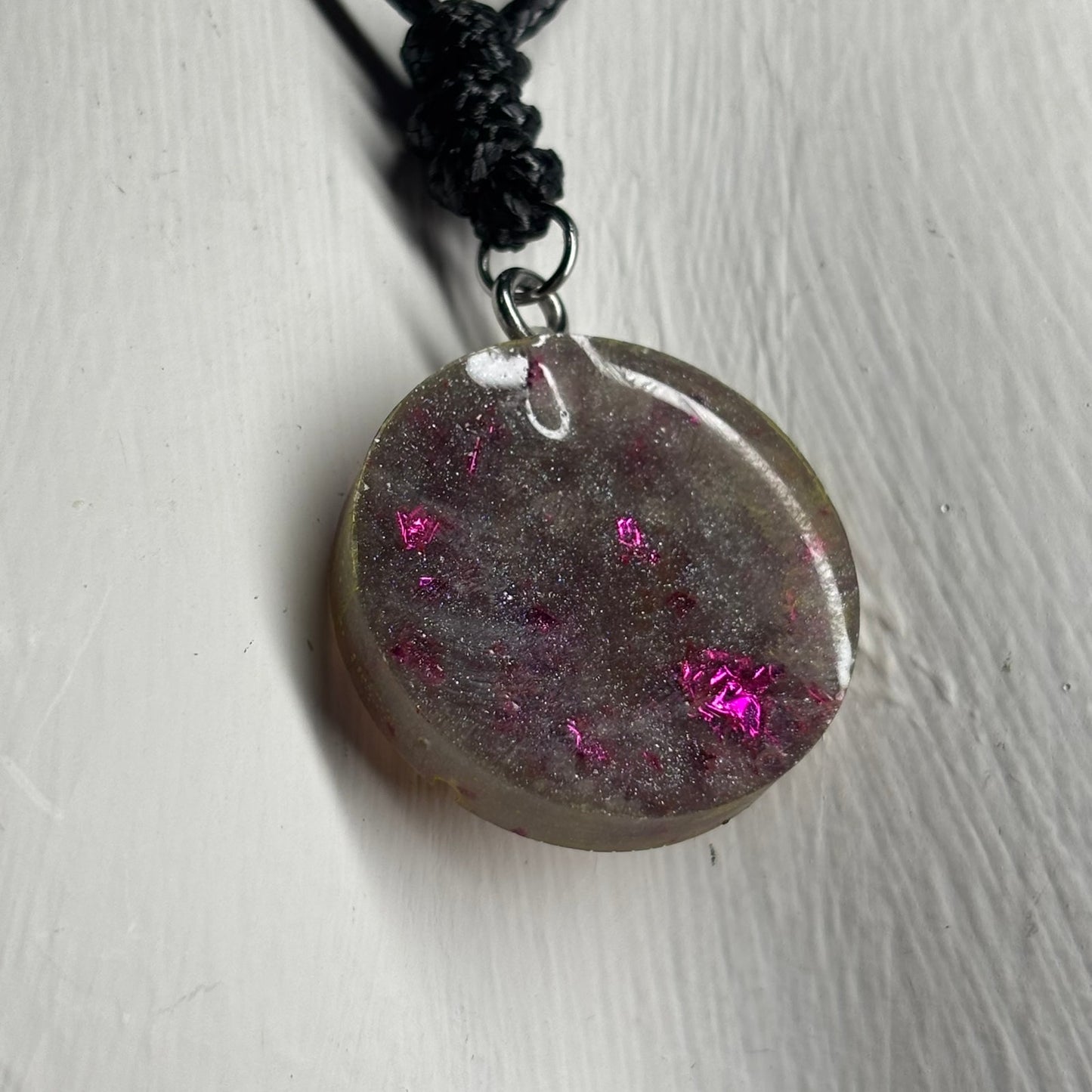 Star Purple Bishop - Handmade Resin Chess Necklace