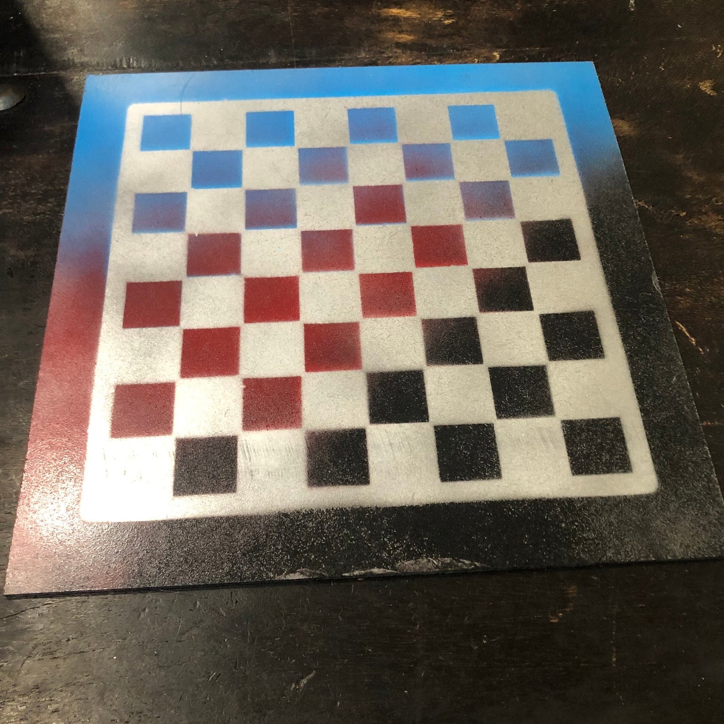 Rocket Chromed - Painted Chess Set