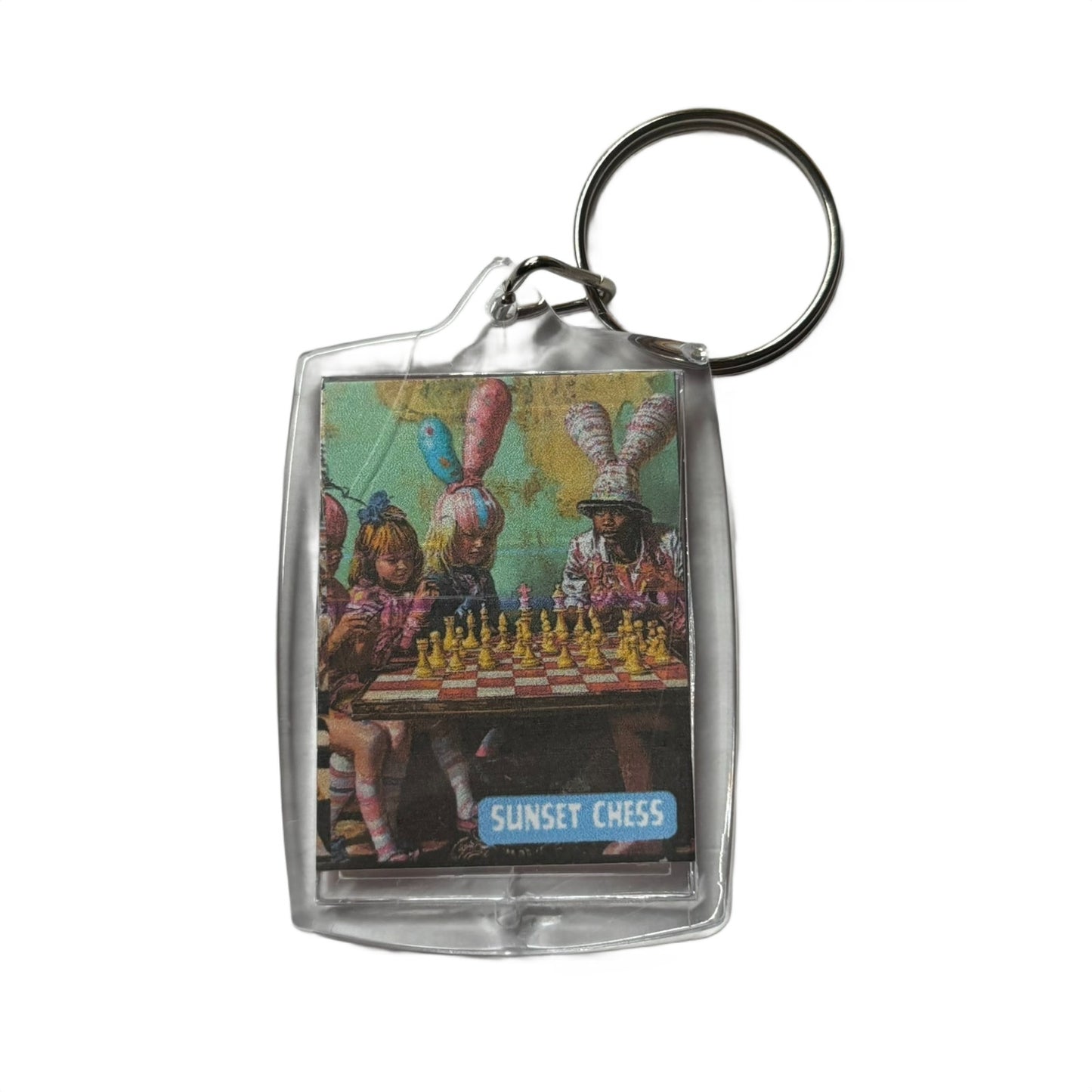 Party Time - Chess  Photo Keychain