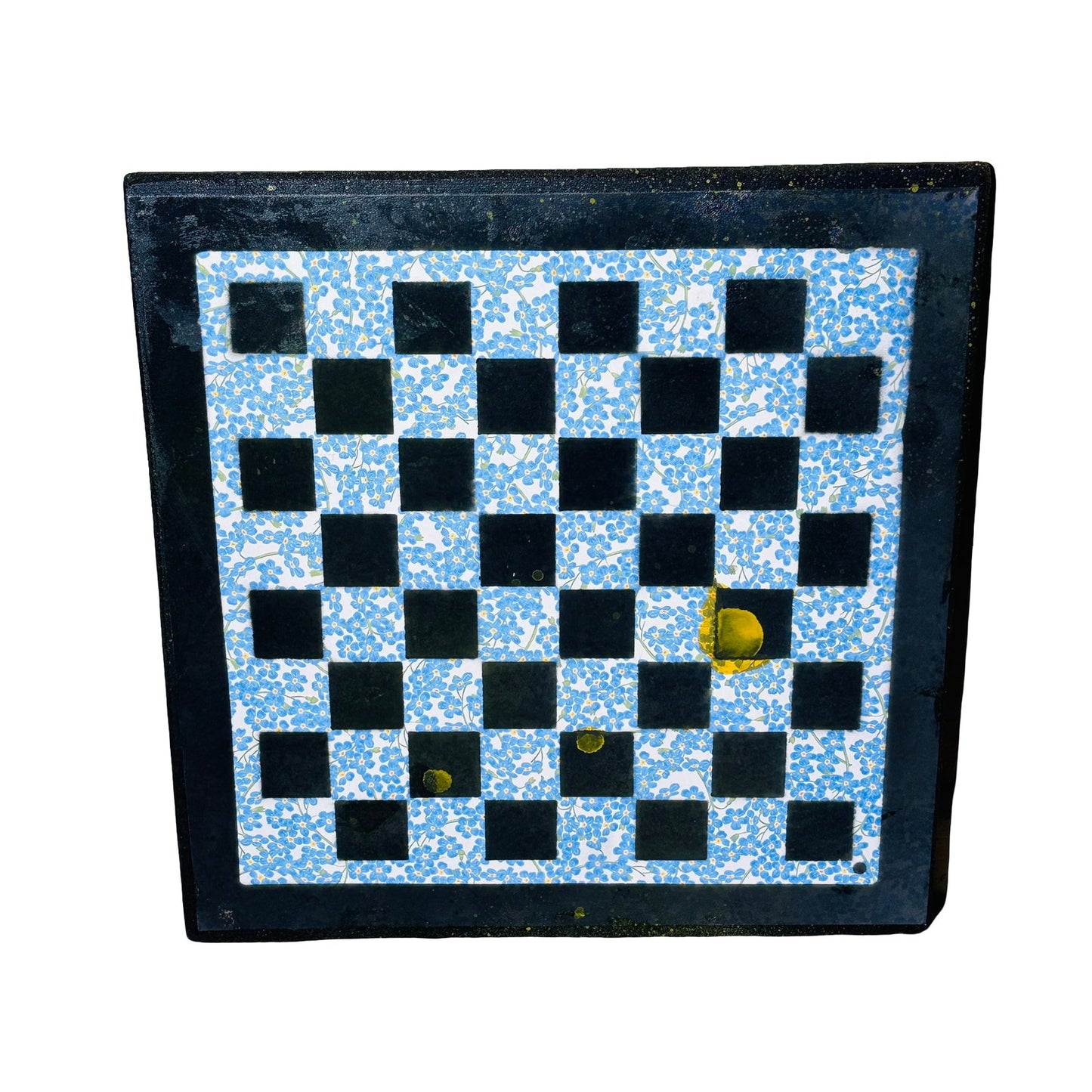 Blue Spring - Scrapbook Chess Board