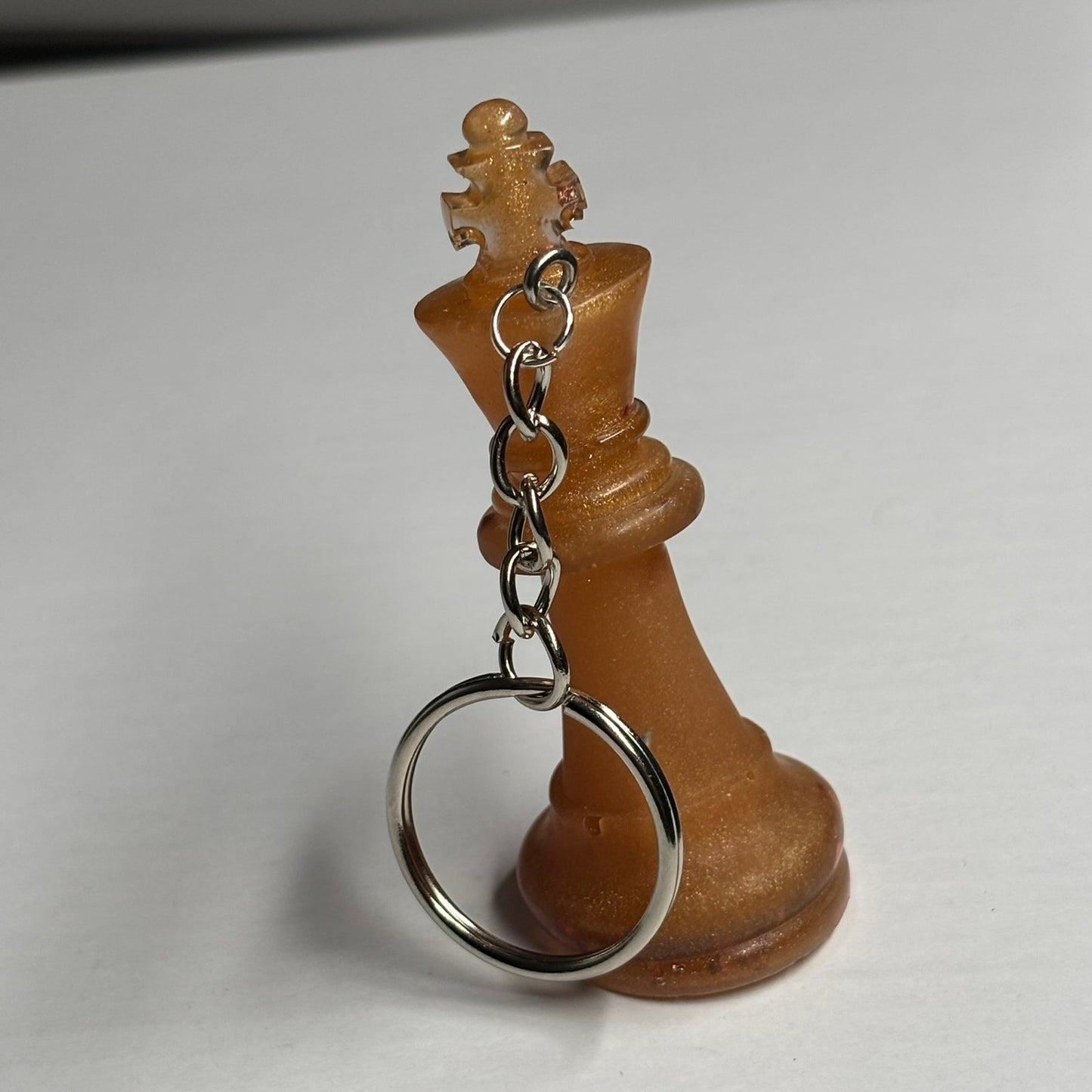 Caramel Orange King - Handmade Resin Keychain