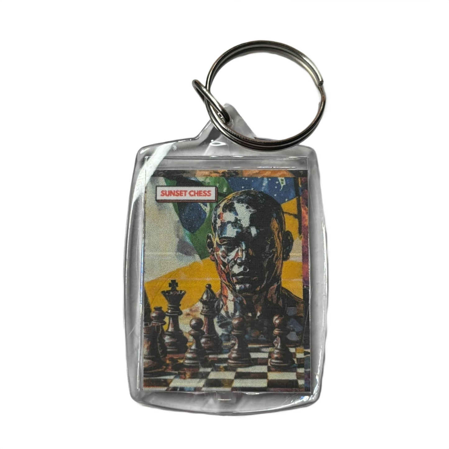 Nationality - Chess  Photo Keychain