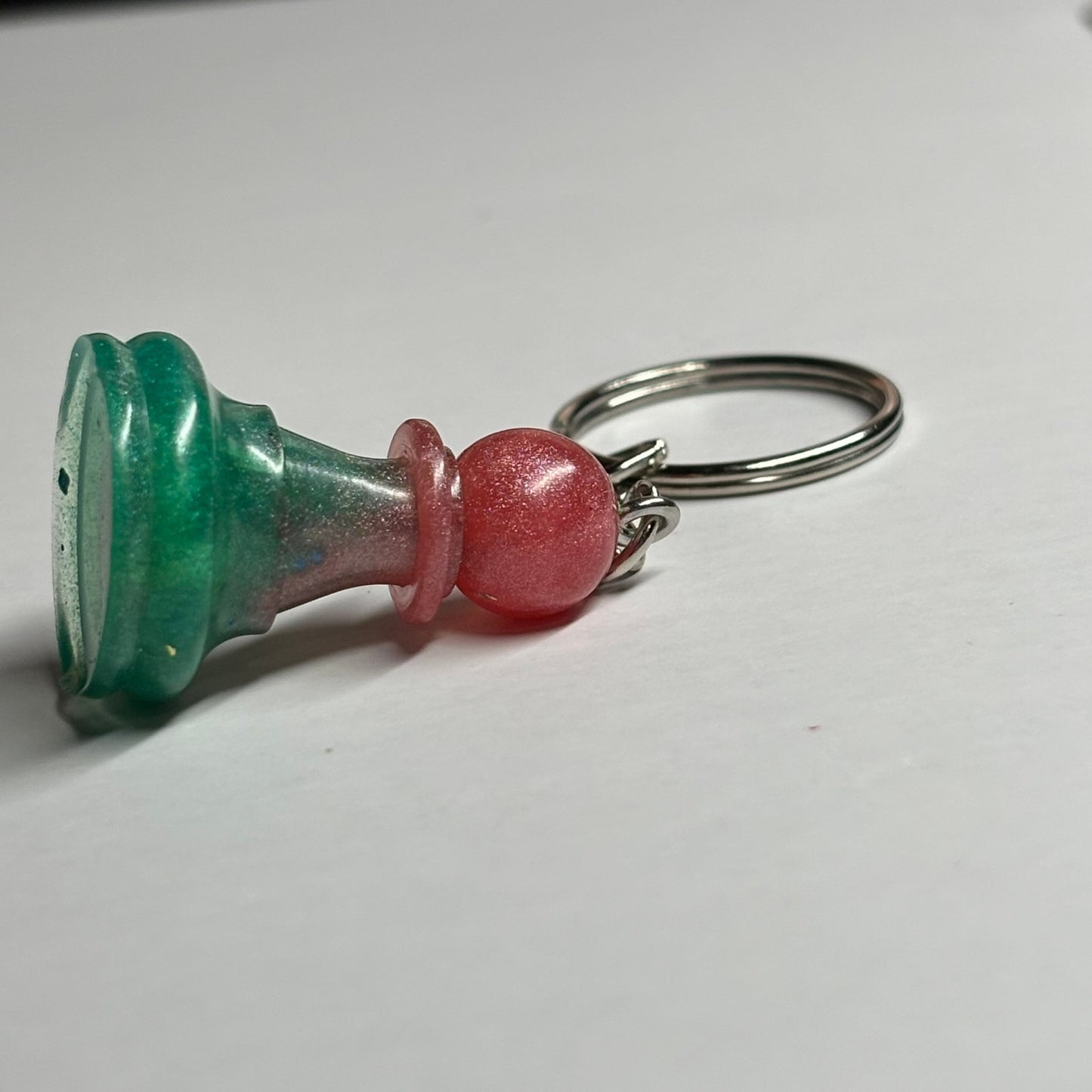 Tropical Vibes Pawn - Handmade Resin Keychain