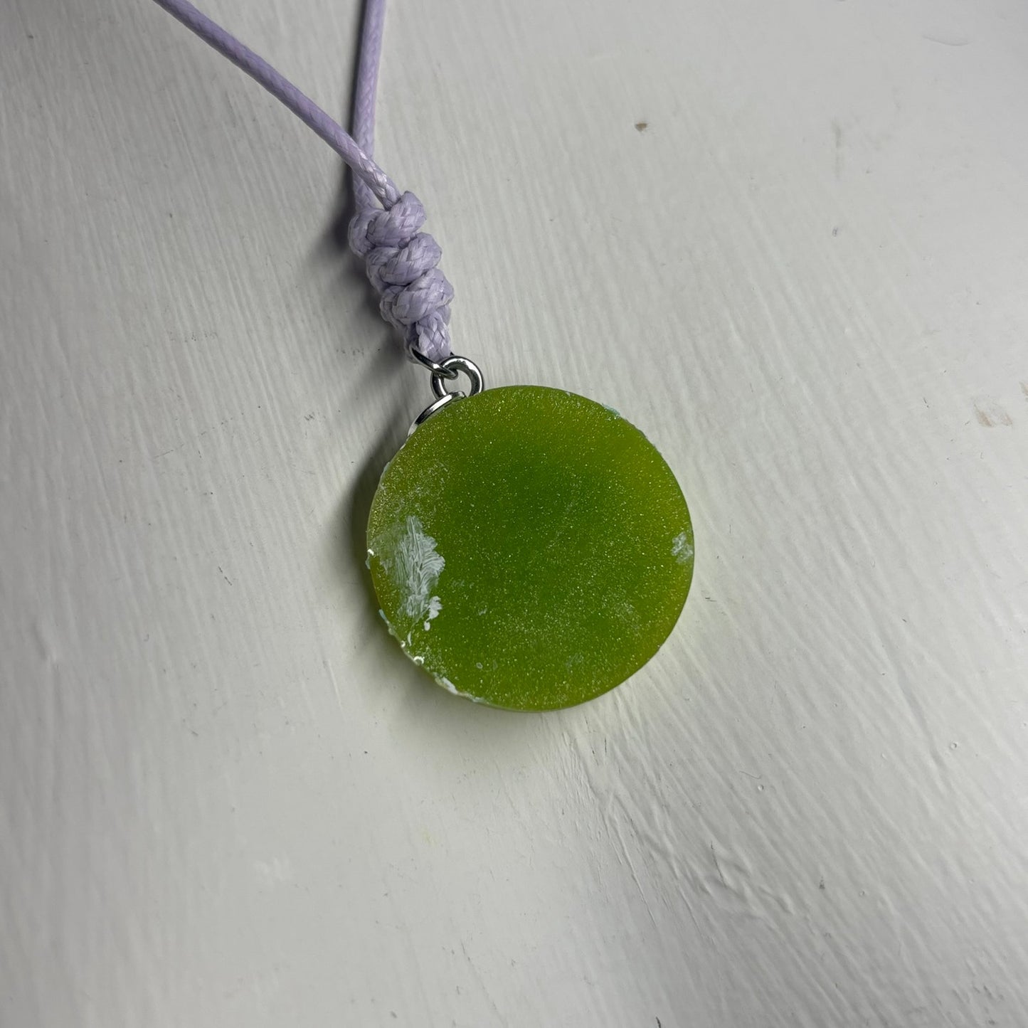 Green Knight - Handmade Resin Chess Necklace