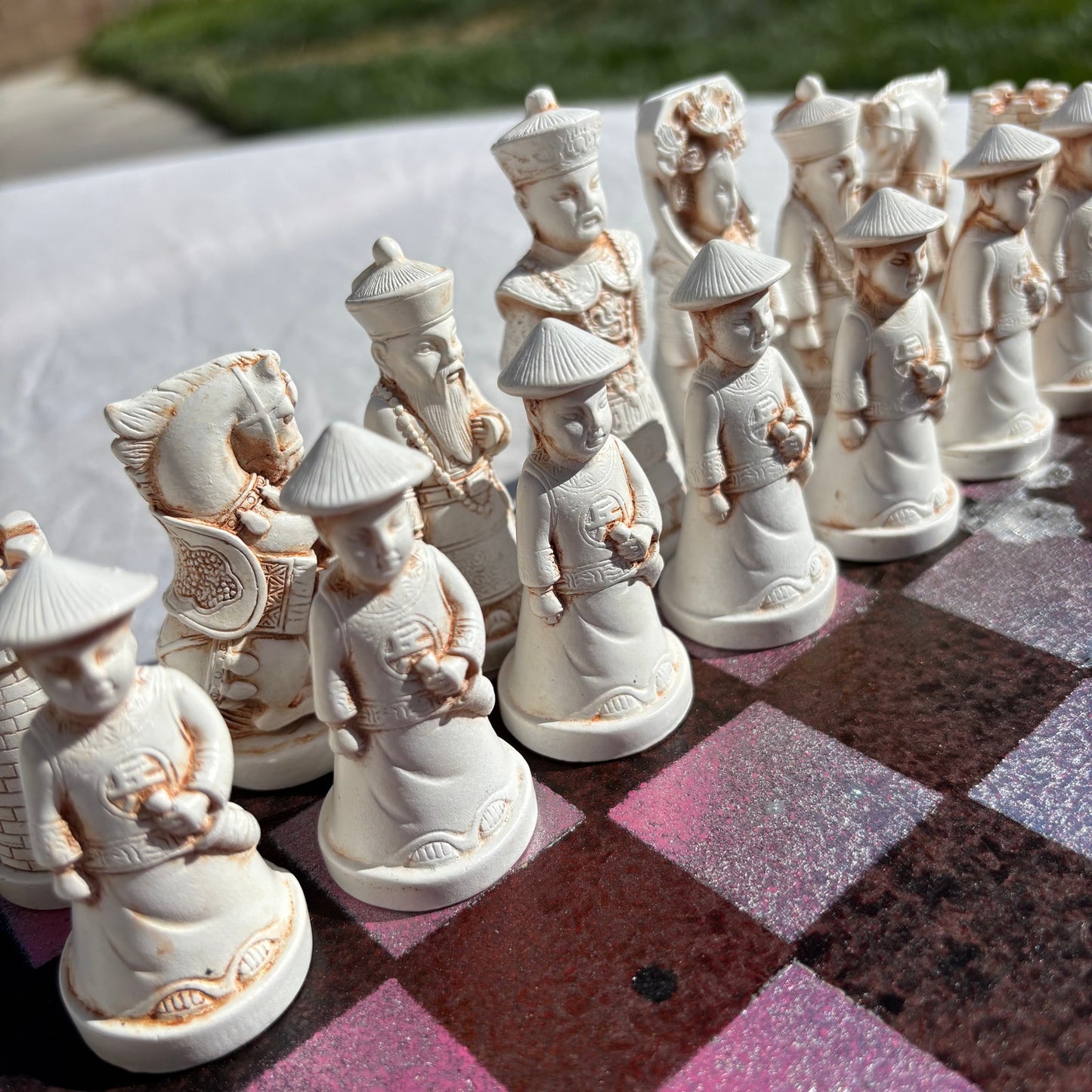 Pink Space Void - Chinese Edition Chess Set