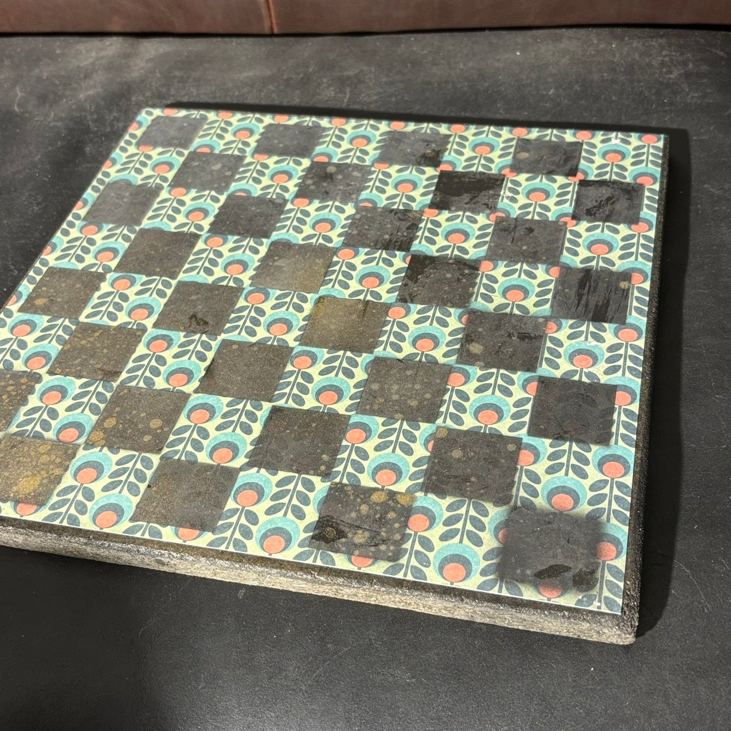 Delicate Pattern - Scrapbook Chess Board