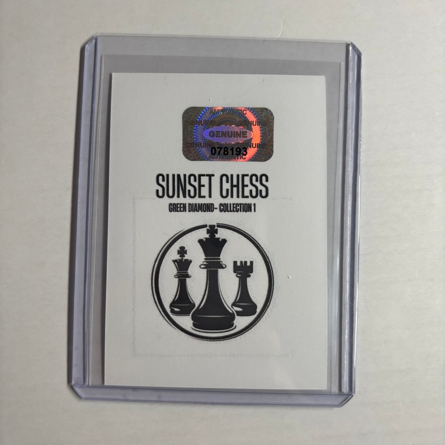 Green Diamond Collection 1 - Trading Card